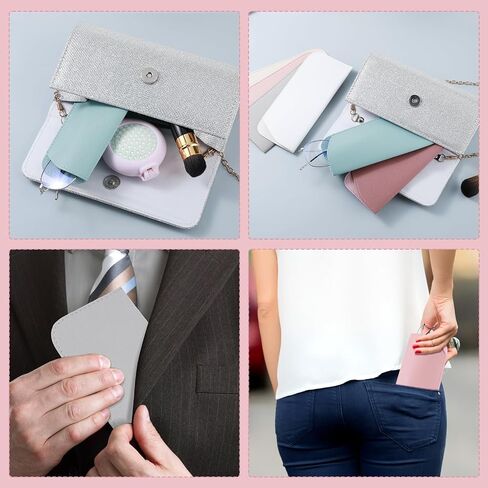 6 Pcs Soft Leather Glasses Case Glasses Pouch Soft Glasses Case Leather Eyeglass Case Sunglasses Case 7x3 Inch Eye Glass Case Sunglasses Pouch Portable Sunglass Case for Men and Women（6 Colors） in Saudi Arabia