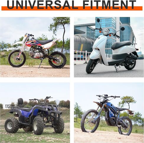 مرايا ATV مرايا جانبية للرؤية الخلفية للدراجة النارية مع مسامير ملولبة M8 M10، مرايا الرؤية الخلفية للدراجة النارية متوافقة مع الدراجة والسكوتر وATV وUTV والدراجة الترابية والمزيد in Kuwait