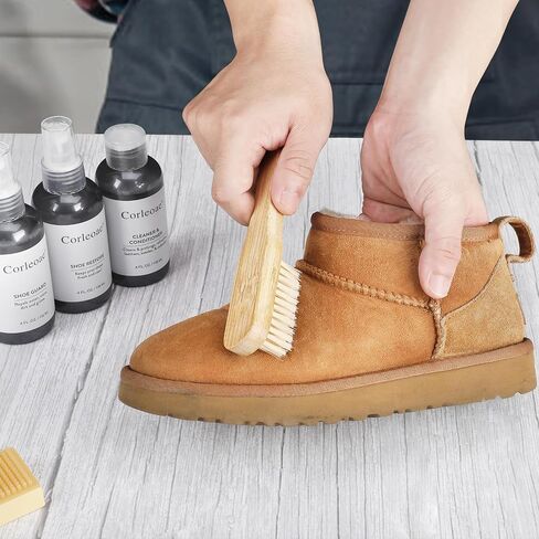 مجموعة العناية بالأحذية من جلد الغنم والجلد السويدي من أجل بخاخ مقاوم للماء من Uggs، حل التنظيف العميق، واقي الأحذية من أجل مجموعة العناية بأحذية Uggs لنعال Uggs مع ممحاة وفرشاة in Saudi Arabia
