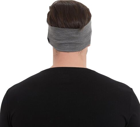 MIORICK 2 حزمة من عصابة الرأس من صوف ميرينو، عصابة رأس للتمرين للنساء والرجال، أربطة شعر غير قابلة للانزلاق وممتصة للرطوبة للجري in Kuwait