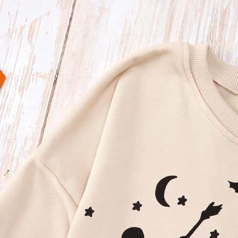 بلوزات نسائية للرقص على شكل هيكل عظمي للهالوين، قمصان بأكمام طويلة للموسم المخيف، بلوفر برقبة دائرية، بلوزات كبيرة الحجم in Kuwait