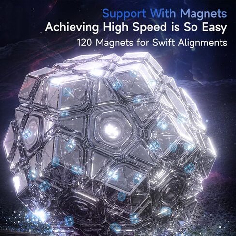 MOYU MeiLong Megaminx M V2 Magnetic Speed Cube Stickerless Pentagonal Magic Cube Puzzle Toys in Kuwait