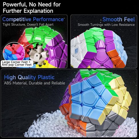 MOYU MeiLong Megaminx M V2 Magnetic Speed Cube Stickerless Pentagonal Magic Cube Puzzle Toys in Kuwait