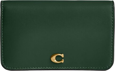 COACH Women's Slim Card CASE, B4/Hunter Green in Kuwait