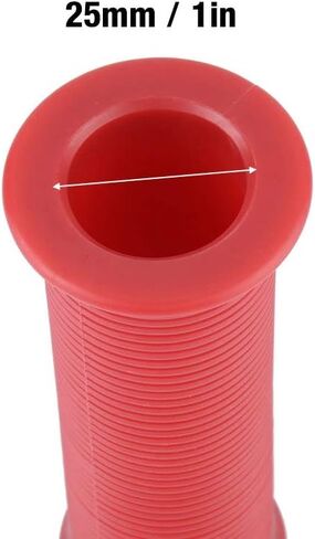 Handle Grips 1inch 25mm Universal Motorcycle Handlebar Grips Vintage TPU 1 Pair in Kuwait