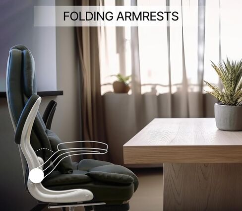 كرسي مكتب تنفيذي من Duramont مع مسند للقدمين وآلام أسفل الظهر ودعم قطني للرقبة وارتفاع قابل للتعديل كرسي ألعاب مريح للغاية من الجلد البيئي كرسي مكتب مريح ثقيل الوزن يصل إلى 400 رطل وعجلات من السيليكون in Kuwait