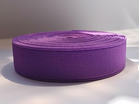 3/4 Inch Elastic Bands 6 Yards Double-Side Twill Woven Elastic Flat Heavy Stretch Elastic for Sewing Pants Waistband (Black, 3/4 Inch, 222001) in Kuwait