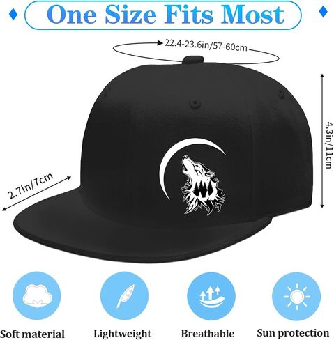 Snapback Hats for Men Flat Bill Hats for Men Fitted Hats for Men Skateboard Accessories in Kuwait