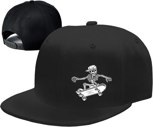 Snapback Hats for Men Flat Bill Hats for Men Fitted Hats for Men Skateboard Accessories in Kuwait