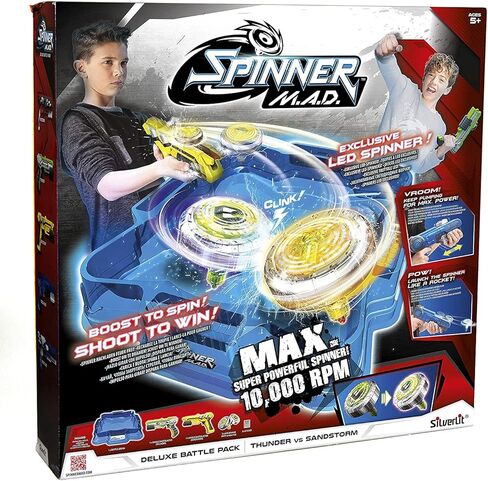 حزمة معركة Spinner M.A.D Deluxe: Thunder vs Sandstorm أصفر/أخضر 86311 in Kuwait
