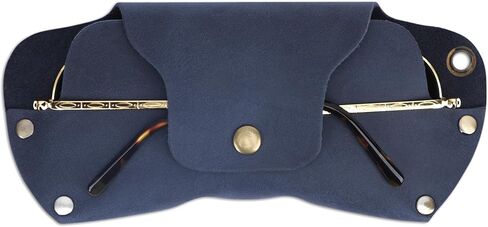 Sunglasses Cases Leather Eyeglass Pouch with Lanyard Portable Soft Eye Glass Case Sunglass Storage Box in Saudi Arabia