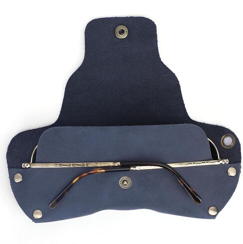 Sunglasses Cases Leather Eyeglass Pouch with Lanyard Portable Soft Eye Glass Case Sunglass Storage Box in Saudi Arabia