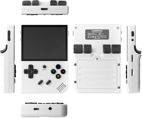 RG35XX Retro Gaming Consoles with 64G TF Card RG35XX Handheld Game Console Dual System Linux+Garlic Classic Emulator Hand Held Gaming Console with 6900 Games Support HDMI TV Output Gray in Saudi Arabia