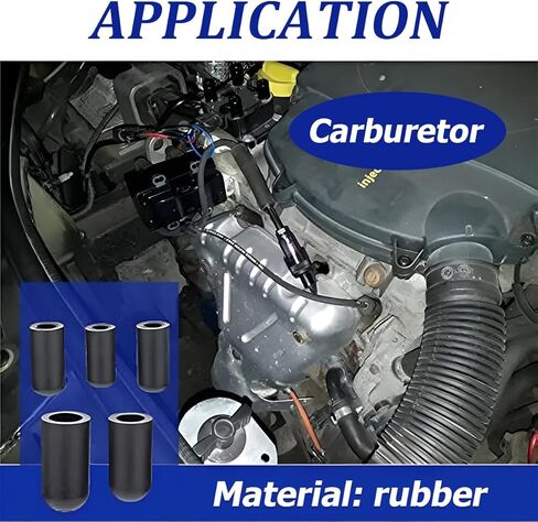 طقم قابس أغطية مكنسة السيارة 80 قطعة، 6 أحجام متنوعة من أغطية نهاية خرطوم المكنسة الكهربائية، مجموعة متنوعة للمكربن، المشعب، السيارات، 3/16 بوصة 5/16 بوصة 7/32 بوصة 1/4 بوصة 5/32 بوصة 3/ 8'' in Kuwait