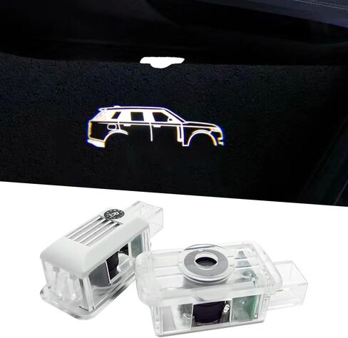 2PCS Led Car Door Lights Projector Logo Compatible for Range Rover L405 2013–2021 Shadow Ghost Light Courtesy Laser Welcome Light (Compatible for Range Rover 2013-2021) in Saudi Arabia