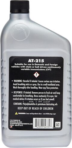 ATP Automotive AT-215 Premium Fully Formulated CVT Fluid in Saudi Arabia