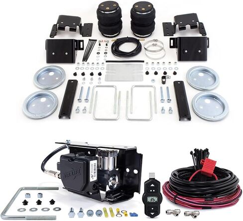 Air Lift LoadLifter 5000 Ultimate Suspension Kit & WirelessOne 2nd Gen Air Compressor System with EZ Mount fits 2011 2019 Silverado Sierra 2500 HD 3500 HD | TrendsAuto Decal | 88338 25980EZ in Kuwait