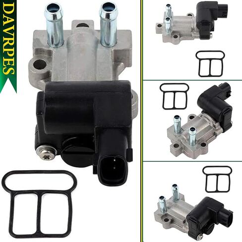 16022-PLC-J01 صمام التحكم في الهواء الخامل متوافق مع Acura CL 2001-2005، لسيارة Honda Civic 2006-2003 1.7L l4 استبدال #16022PLCJ01｜AC4211｜AC484｜2H1114 in Saudi Arabia
