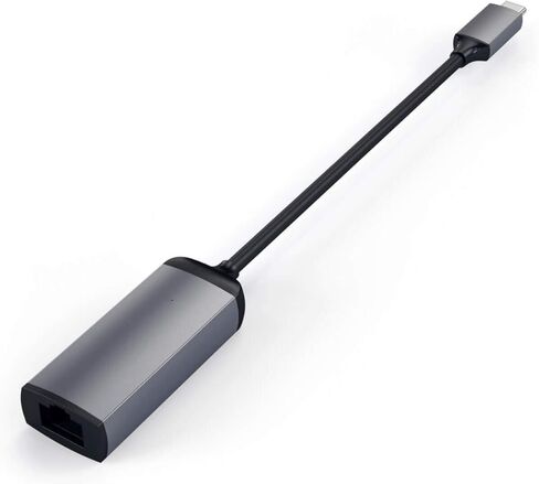 محول Satechi من الألومنيوم من النوع C جيجابت إيثرنت - متوافق مع 2022 MacBook Pro/Air M2، 2021 MacBook Pro M1، 2020 MacBook Air/Pro M1، 2021 iPad Pro M1 (ذهبي وردي) in Kuwait