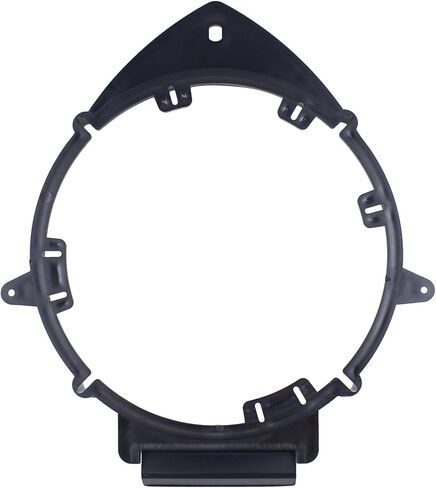 ApplianPar Front Rear 6.5" to 6.75" Door Speaker Adapter Mounting Plates and Wiring Harness Stand Ring Kit for Sierra 1500 2007-ON in Saudi Arabia