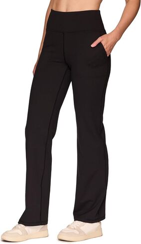 RBX Active Yoga Pants for Women, Tummy Control Boot Cut Flare Legging Lightweight Buttery Soft Sweatpants with Pockets in Saudi Arabia