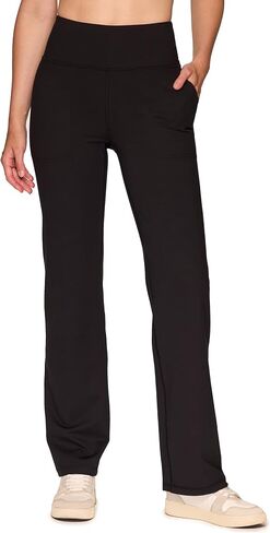 RBX Active Yoga Pants for Women, Tummy Control Boot Cut Flare Legging Lightweight Buttery Soft Sweatpants with Pockets in Saudi Arabia