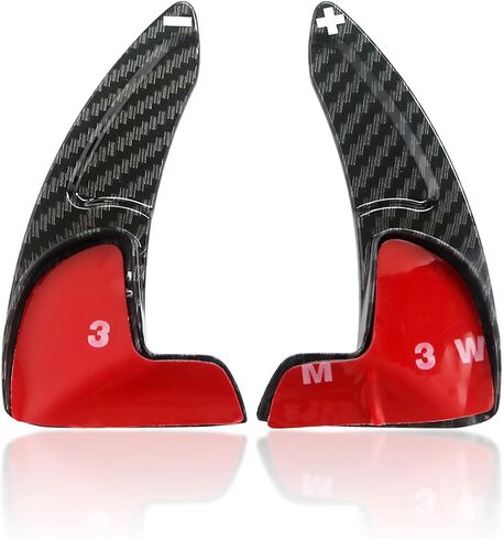 Steering Wheel Paddle Shifter Extensions Covers Compatible for Challenger Durango Charger 2015-2023 Compatible for Grand Cherokee 2014-2020 Car Paddle Shifter Extension Shift Paddle Cover Trims in Kuwait