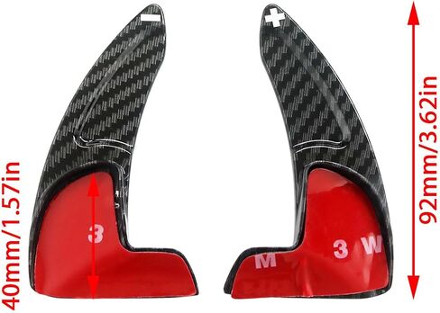 Steering Wheel Paddle Shifter Extensions Covers Compatible for Challenger Durango Charger 2015-2023 Compatible for Grand Cherokee 2014-2020 Car Paddle Shifter Extension Shift Paddle Cover Trims in Kuwait