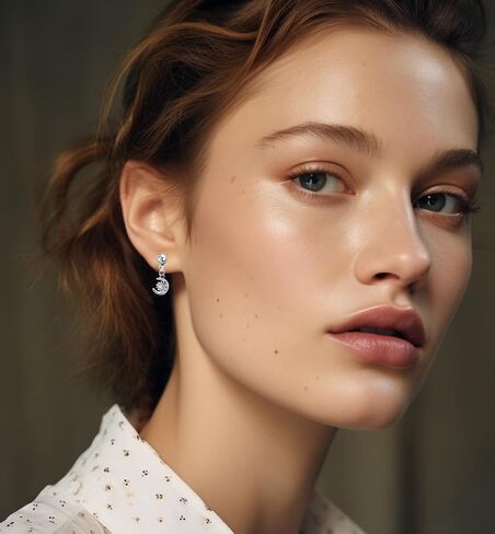 1 Pair 16G Cartilage Stud Earrings for Women Surgical Steel Helix Earrings Dangle Moon Star Butterfly Heart Cross CZ Hypoallergenic Tragus Couch Helix Piercing Jewelry in Kuwait
