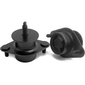 Front Body Hold Down Bushing Insulator Compatible with 2007-2018 Jeep Wrangler JK Replacement Part # 68373080AA (x2) (Front)
