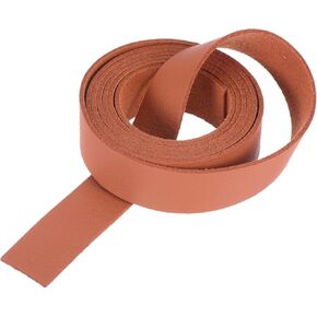MECCANIXITY Leather Straps Strip Belt 1.2cm(0.5" Width) 100cm(40" Length) Leather Strips String Green for DIY Craft, Jewelry, Key Chains