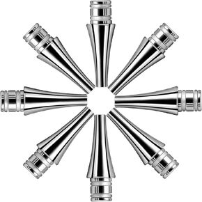 BENOSPACE 8PCs Stainless Steel Tips for Diamond Painting Pen, Diamond Art Drill Pen,Single Placers for Thicker Diamond Painting Accessories, Forever Replacement 5D DIY Embroidery Kit