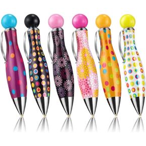 6Pcs Diamond Painting Drill Pens 5D DIY Diamond Art Pens Tools Sticky Pen Rhinestone Picker Quick Point Pen Cross Stitch Embroidery Accessories for Nail Art Decoration (Multicolour)
