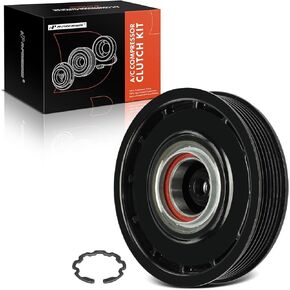 A-Premium Air Conditioner AC Compressor Clutch Kit Compatible with Toyota Corolla 2011-2013, Matrix 2013, 1.8L