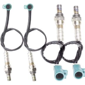 4PCS Oxygen O2 Sensor for 1999-2000 2003-2004 Ford Expedition 5.4L Upstream + Downstream