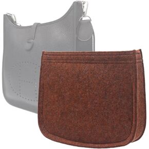 jiesinlov Purse Organizer Insert for Handbags,Felt Bag Organizers Fit Birkin 30 (Red-30)