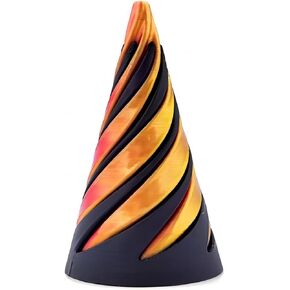 Spiral Cone Fidget Toy Impossible Cone Desktop Deco Souvenir Gift Mini 3D Printed Spiral Cone Stress Relief Desk Toy Funny White Elephant Gift Suitable for Birthday Gag Gift