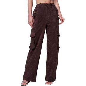 [BLANKNYC] Womens Franklin Faux Suede Cargo PantPant