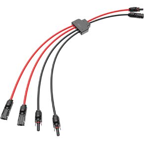 Solar Connectors for 2-3-4-6-8 Solar Panels,Tool-Free Solar Panels Connectors 10awg, Waterproof Solar Panel Splitter, 2 to 8 Y Branch Parallel Adapter for Solar Cable Extension