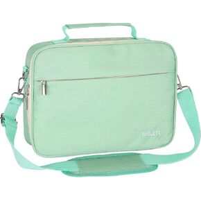 Bible Case for Girls Bible Cover Case for Women Green Bible Bag with Shoulder Strap,Detachable Pen Loops for Bible Accessories