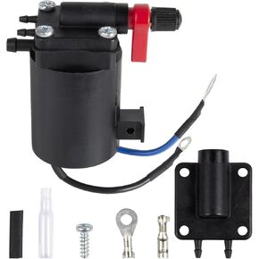 RANSOTO Fuel Primer Choke Solenoid Compatible with OMC Johnson Evinrude Replace 5007356 5828665 437233 437238 43762 434326 397909