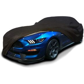 CarsCover Custom Fit 2015-2022 Ford Mustang Shelby GT350 GT Fastback Bullitt Car Cover Ultrashield Black Covers