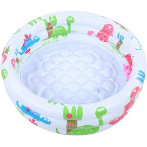 Inflatable Little Pump Pool, Summer Waterproof Children Dinosaur Mini Pool, for Home, Balcony, Beach, Lakeside Dog,Cat Pet House Training Babies Kids