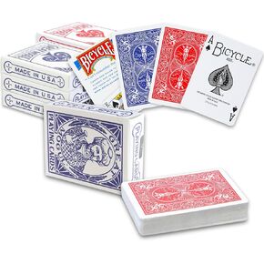 Bicycle Vintage Great Mogul Rider Back Playing Cards 6 Pack - Bundle with 6 Air Cushioned Playing Card Decks in Collectable Box Playing Cards Bulk