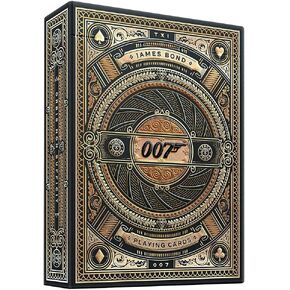 theory11 James Bond 007 Premium Playing Cards - Gold Foil, Official Collectible Deck