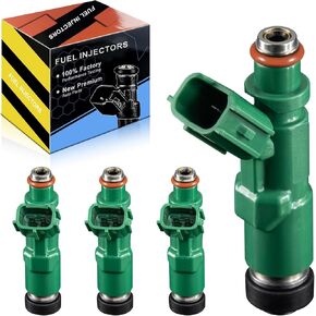 23250-21020 Fuel Injectors 1.5L Fit For:-Toyota Prius 2001-2009 Echo 2001-2005, For:-Scion xA xB 2004 2005 2006, OE# 842-12234 FJ343 158-0559 84212234 1580559 (4 Pack)