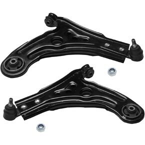 2Pcs K620164 K620165 Left Right Front Lower Control Arm and Ball Joint Assembly Fit For 2004-2011 Chevy Aveo, 06-11 Aveo5 /09-10 Po-ntiac G3, 05-08 Wave /04-09 Su-zuki Swift+ Suspension