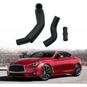 Heater Hose Connector Fitting Kit for 2009-2020 Nissan 370Z Infiniti EX37 FX37 G37 M35h M37 EX35 FX35 G25 G35 370Z Q70 Q70L Q50 QX50 QX70 Q40 Q60 Replace# 92401-JK20A 92402-JK20A 92417-JK20A