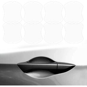 Car Door Handle Protector, 4 Pcs Clear Universal Car Door Handle Scratch Protector Fit for Most Cars