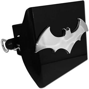 Batman Bat Black Plastic Hitch Cover